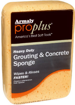 Armaly ProPlus, Armaly ProPlus Heavy Duty Sponge For Grout & Concrete 7-1/2 in. L (Pack of 12)