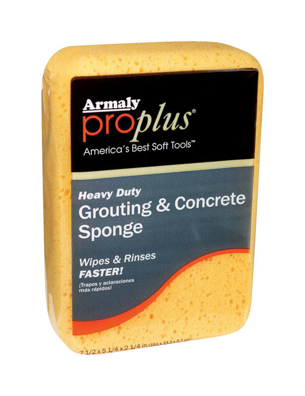 Armaly ProPlus, Armaly ProPlus Heavy Duty Sponge For Grout & Concrete 7-1/2 in. L (Pack of 12)