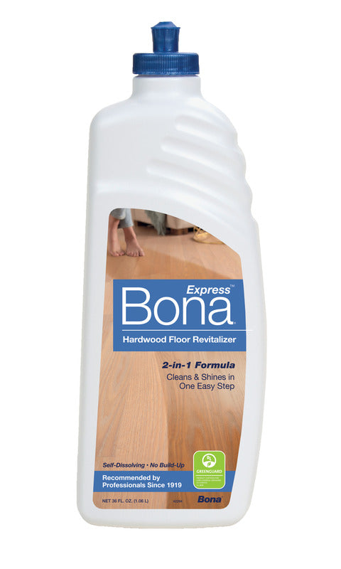 BONAKEMI USA INC, Bona Clean & Refresh No Scent Floor Cleaner and Restorer Liquid 36 oz. (Pack of 8)