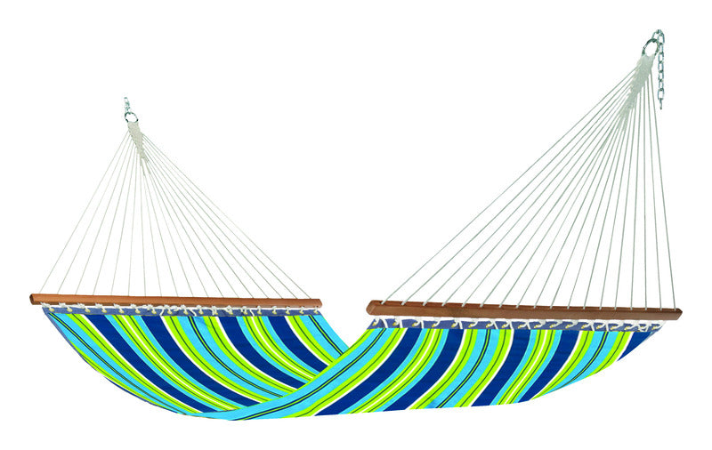 THE HAMMOCK SOURCE, Castaway  55 in. W x 82 in. L 2 person  Multi-color  Quilted Hammock