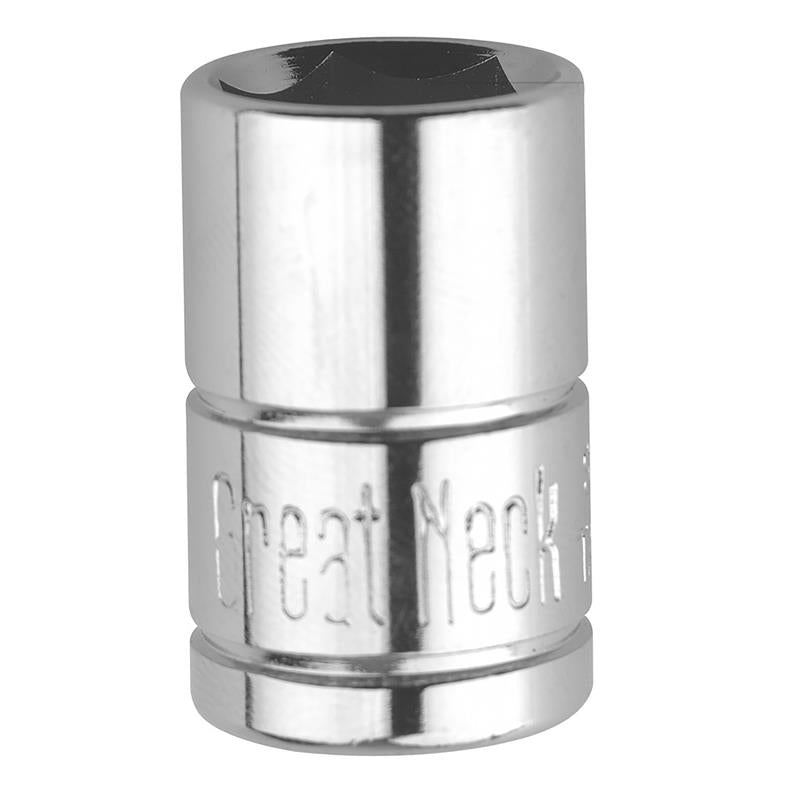 GREAT NECK SAW MFG CO, Great Neck 14 mm X 3/8 in. drive Metric 6 Point Socket 1 pc