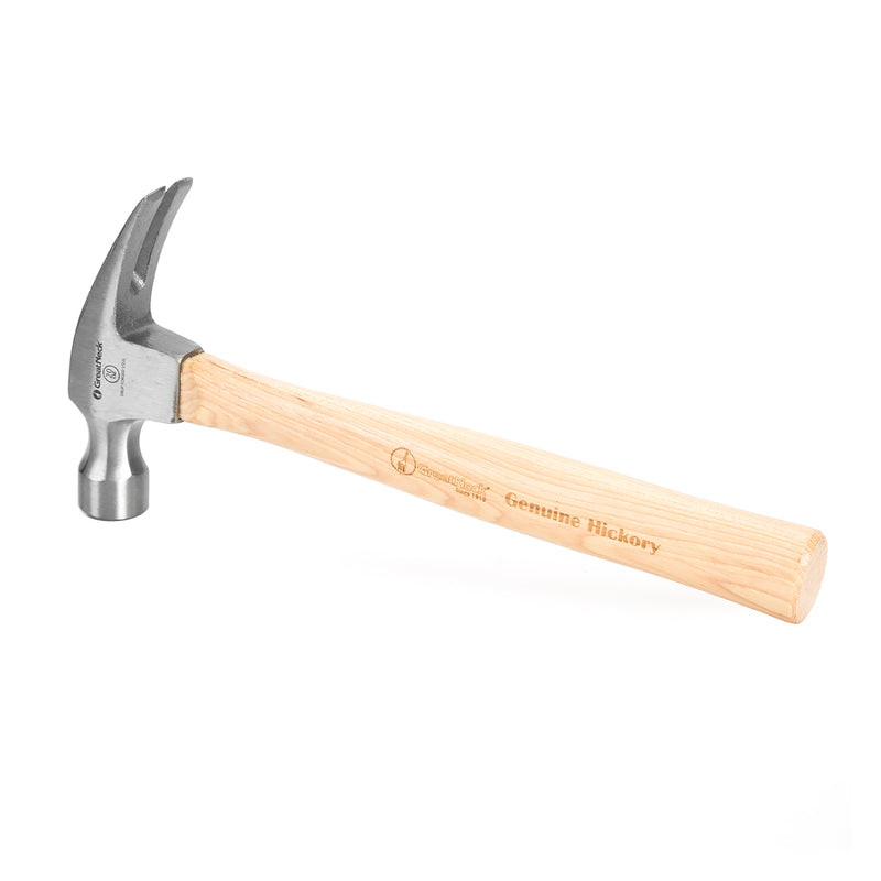 GREAT NECK SAW MFG CO, Great Neck 20 oz Checkered Face Framing Hammer 10 in. Hickory Handle