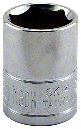 GREAT NECK SAW MFG CO, Great Neck 5/8 in.   S X 3/8 in. drive S SAE 6 Point Socket 1 pc