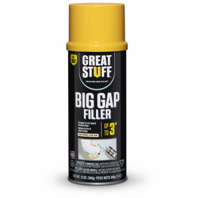 GREAT STUFF, Great Stuff Big Gaps Ivory Polyurethane Foam Insulating Insulating Sealant 12 oz (Pack of 12)