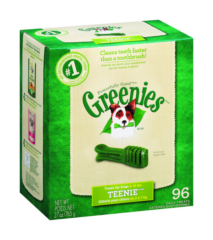 PHILLIPS FEED SERVICE INC, Greenies Mint Grain Free Dental Stick For Dog 27 oz 7.6 in. 1 pk