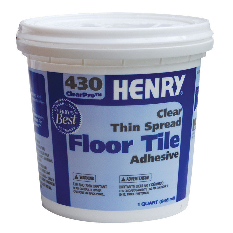 ARDEX LP, Henry 430 ClearPro Floor Tile Adhesive 1 qt