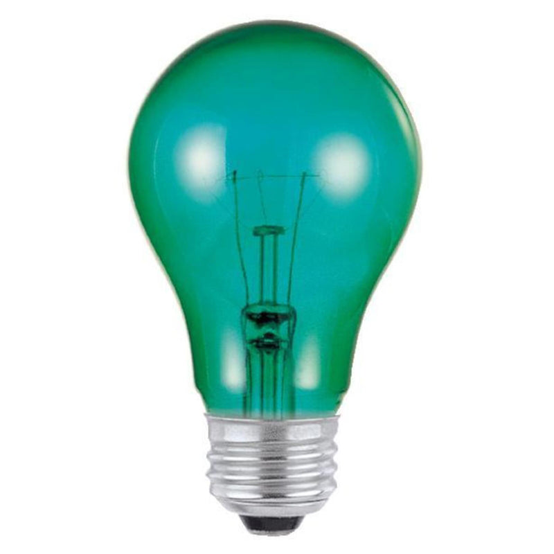 ACE TRADING - WESTINGHOUSE CONS, Westinghouse 25 W A19 A-Line Incandescent Bulb E26 (Medium) Green 1 pk